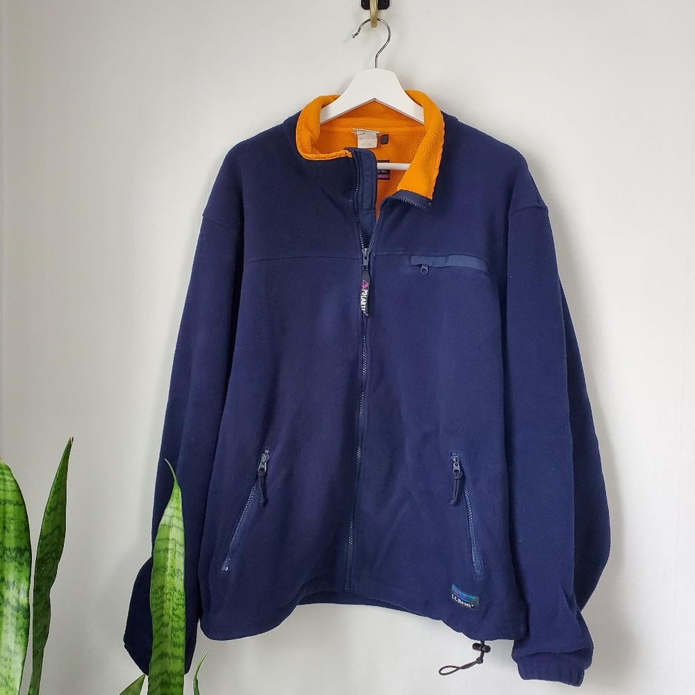 VTG L.L.Bean fleece jacket - Picture 1 of 8